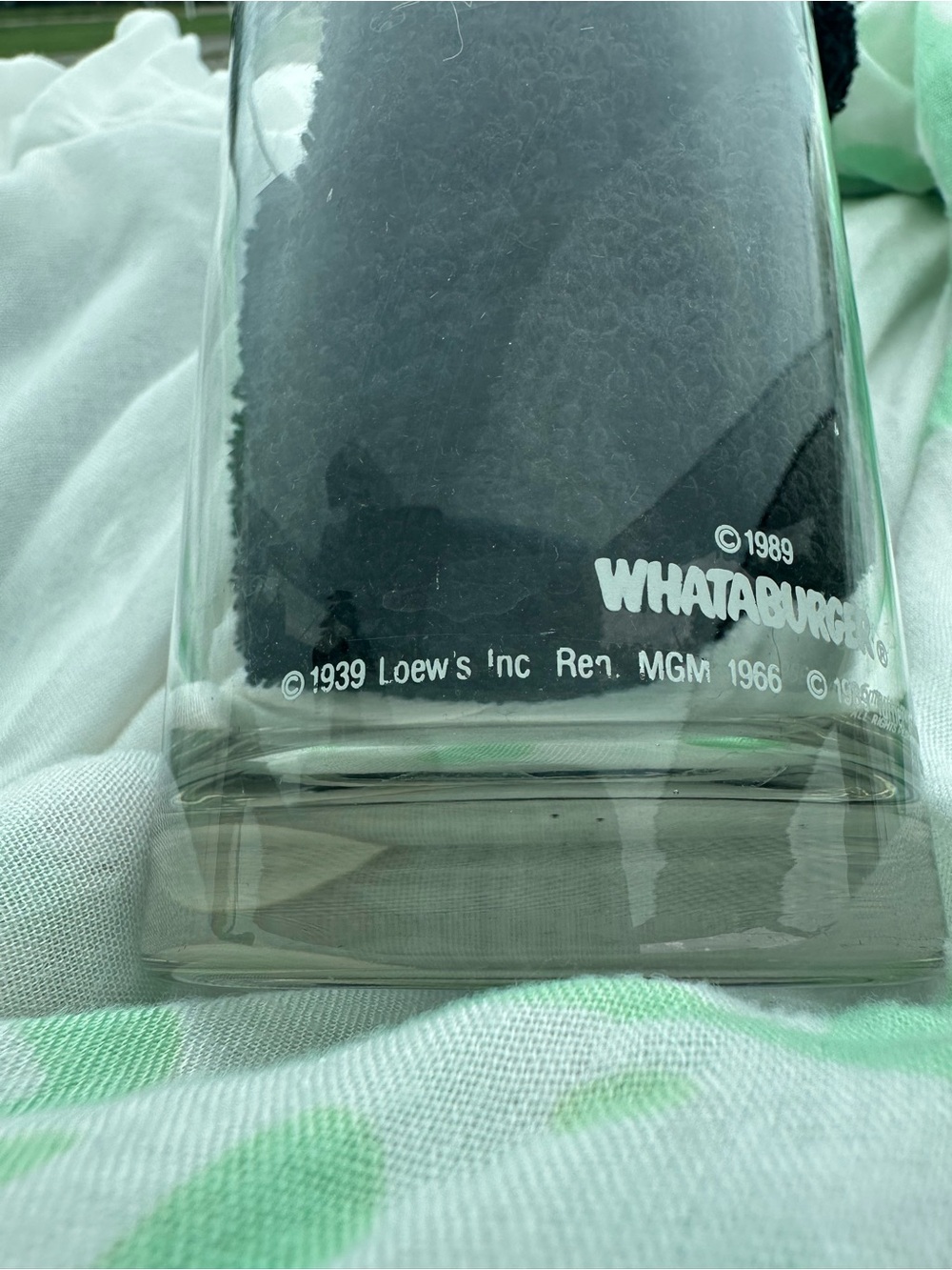 Whataburger Wizard of Oz clear glass cup 1 unit - Picture 4 of 10